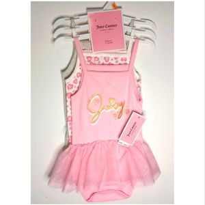 New Juicy Couture Kids Bodysuits 12 Months